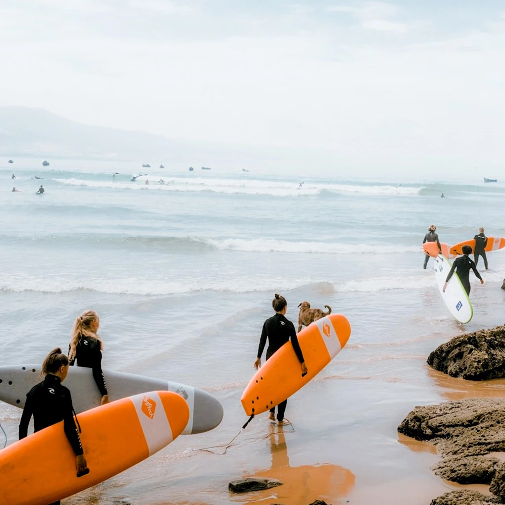 Surfing Morocco